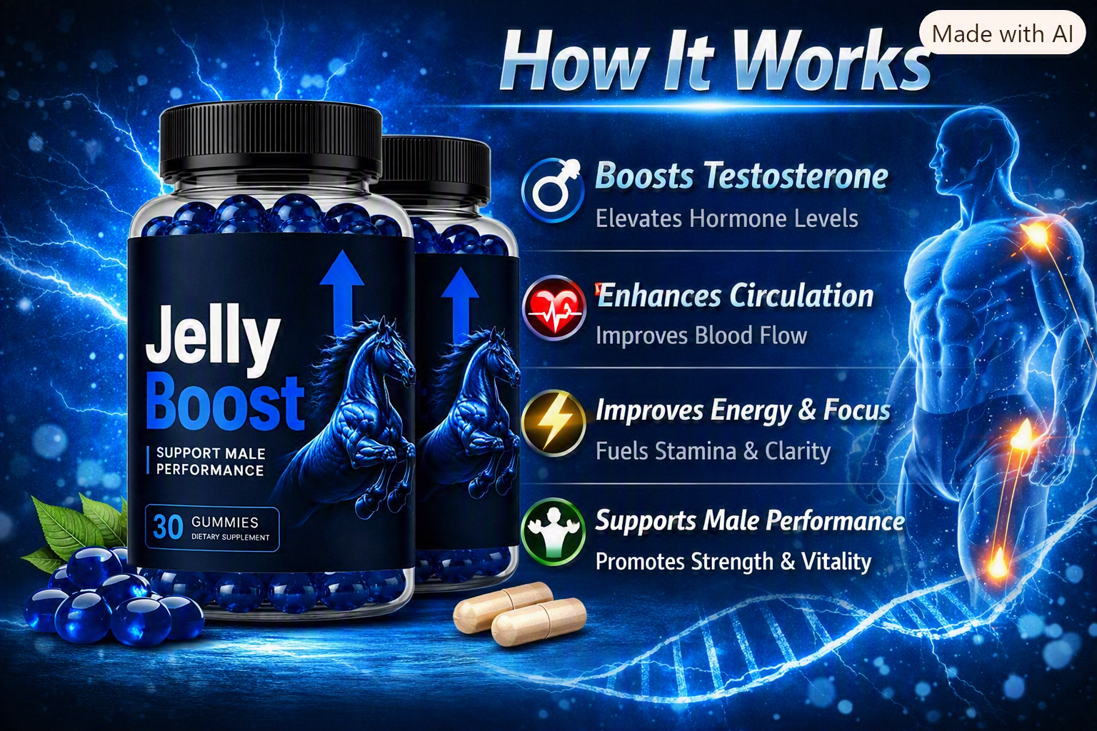 How JellyBoost Works - Men's Vitality Benefits